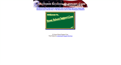 Desktop Screenshot of homeschoolsupport.com