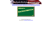 Tablet Screenshot of homeschoolsupport.com